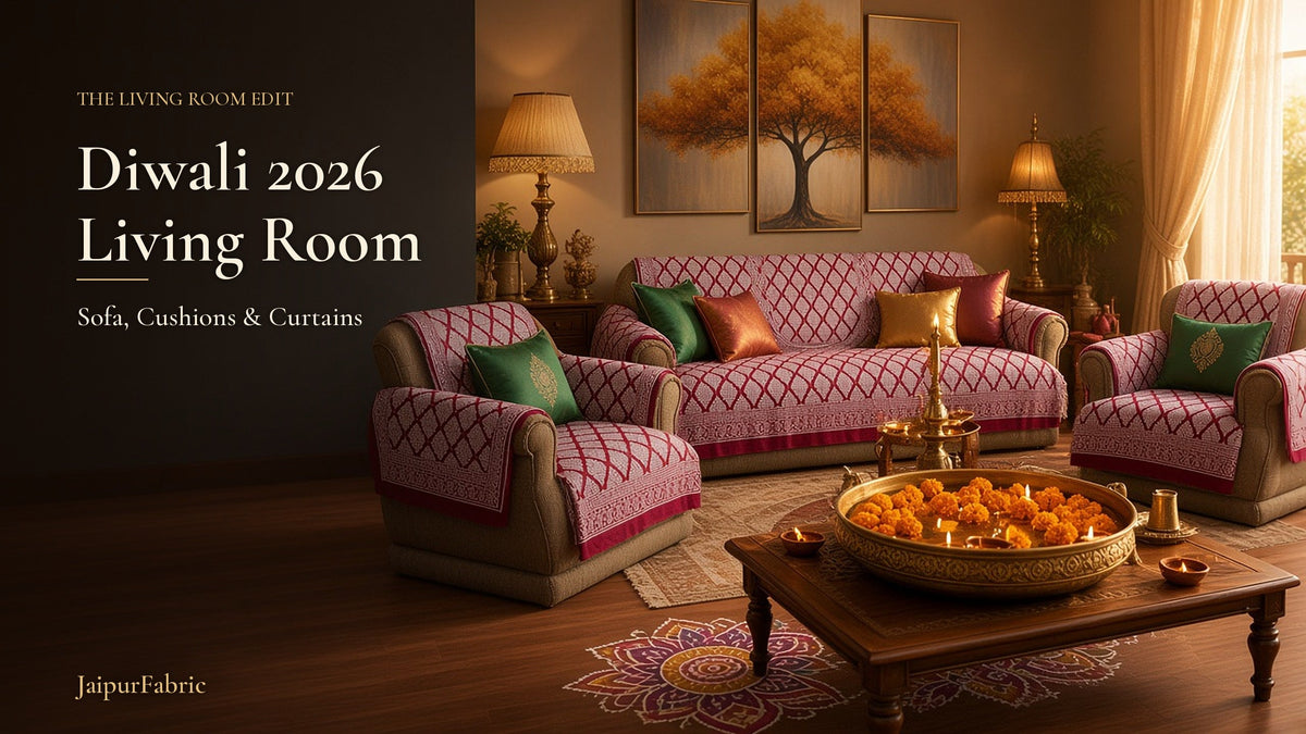 Diwali 2026 Living Room Makeover: Sofa, Cushions & Curtains