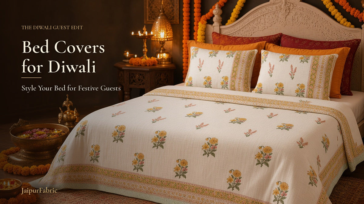 Bed Covers for Diwali: Style Your Bed for Festive Guests