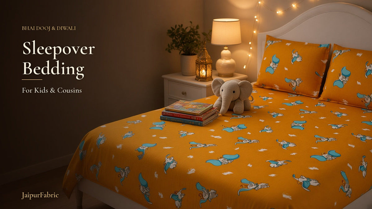 Bhai Dooj & Diwali Sleepover: Bedding for Kids & Cousins