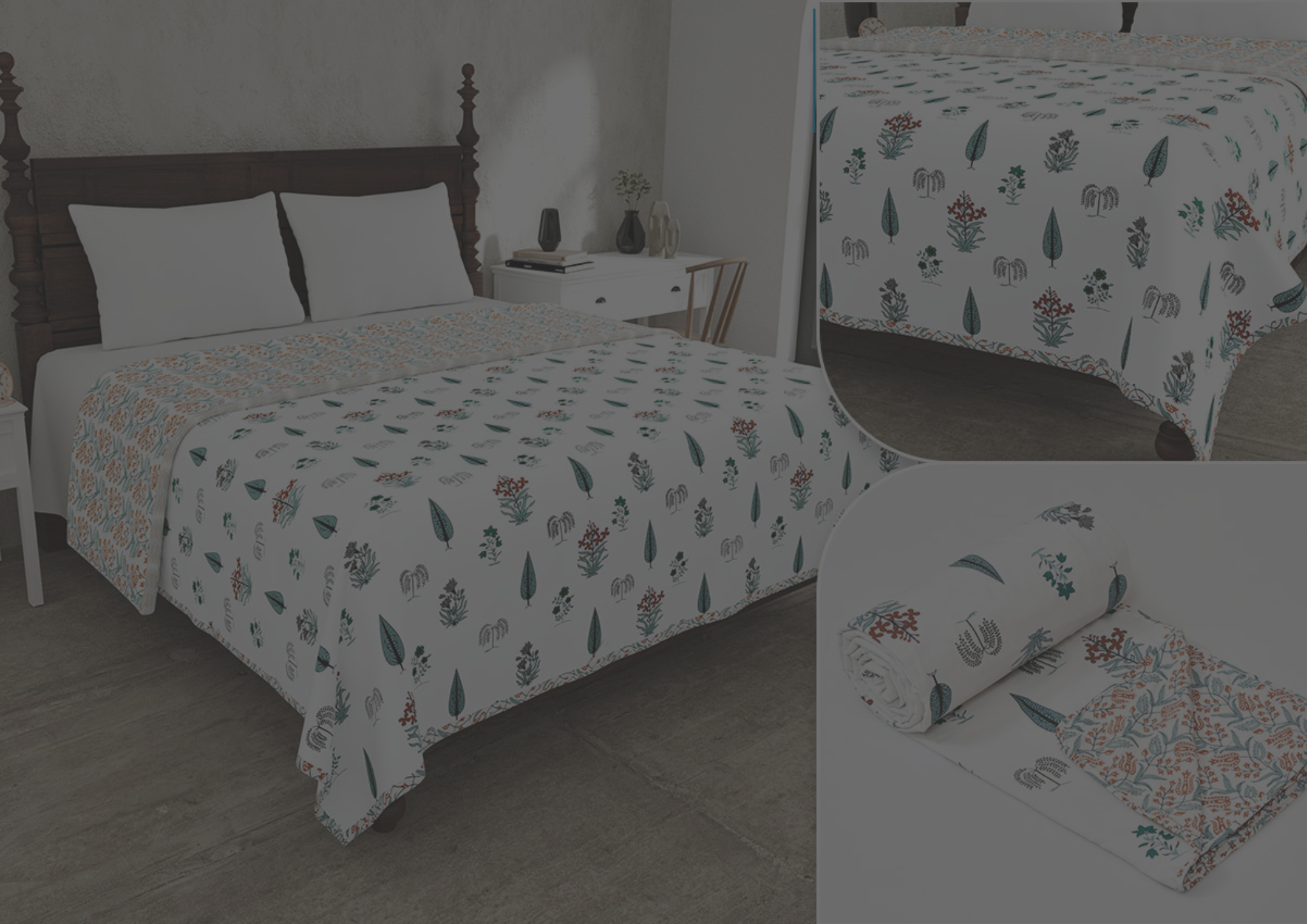 Stay cozy in Style with the Jaipur Fabric Reversible Dohar (AC Blanket)