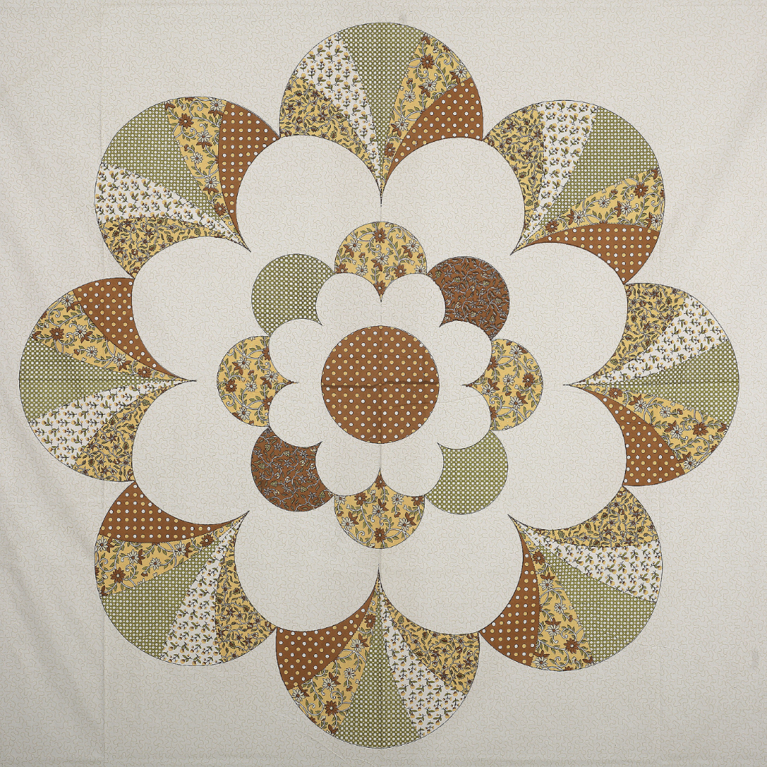 Garden By The Bay Brown Double Bedsheet