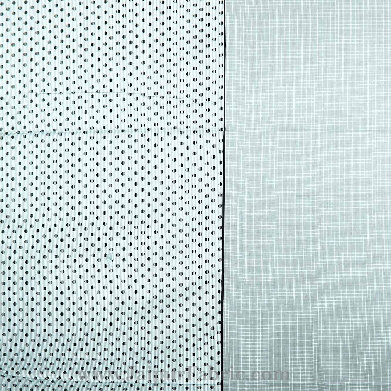 Grey Pearls Double Bedsheet
