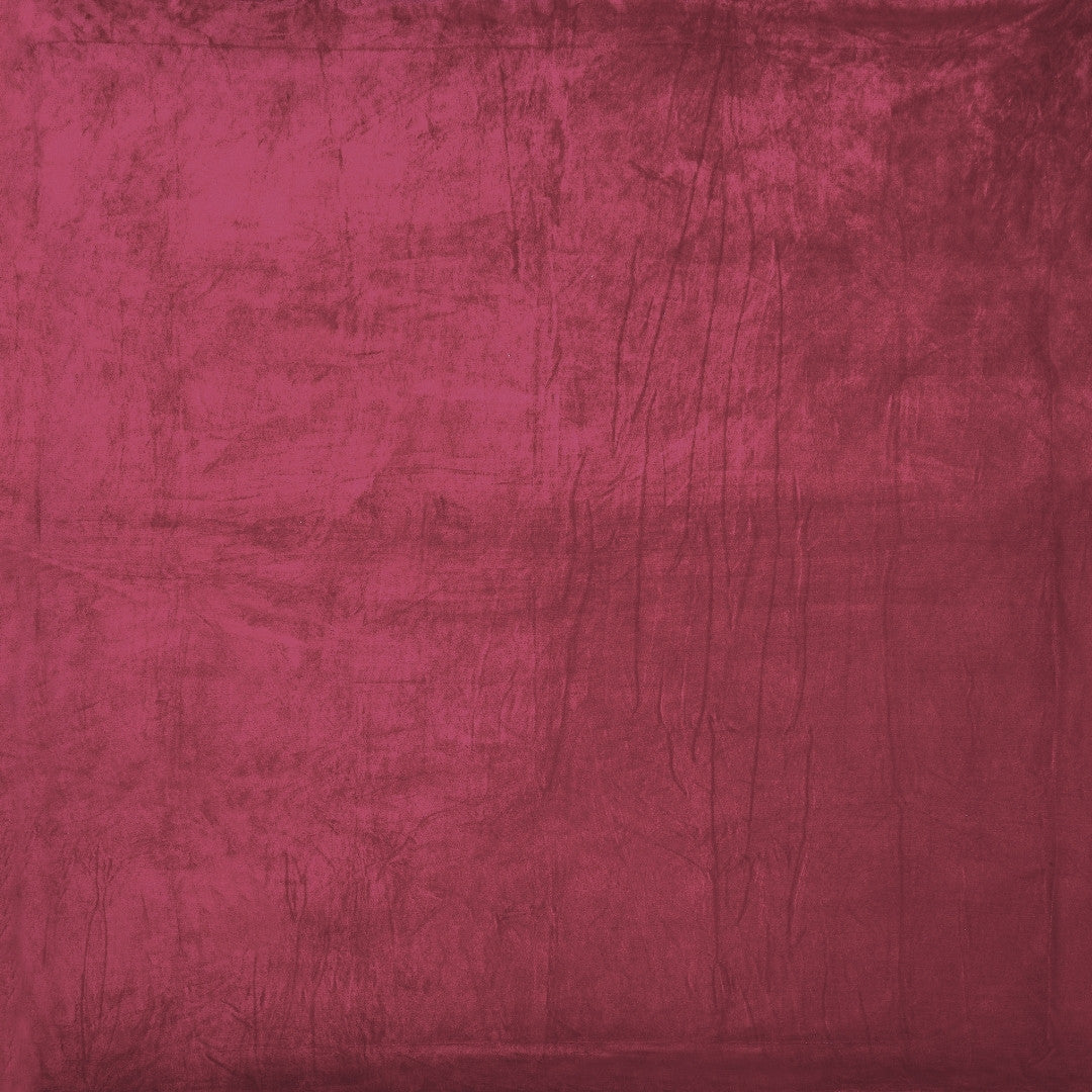 Velvet Plush Ruby Red Double Bed Blanket layered with Ultra-Soft Sherpa Fabric