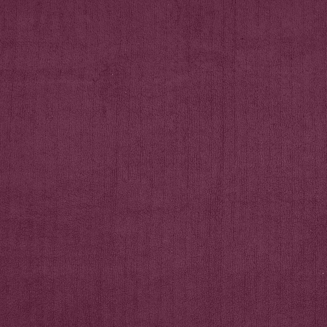 Velvet Plush Royal Plum Double Bed Blanket layered with Ultra-Soft Sherpa Fabric