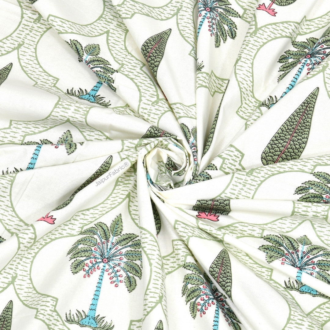 Hand Block Printroots Printed Curtains with Intricate Floral Designs (Pack of 2)