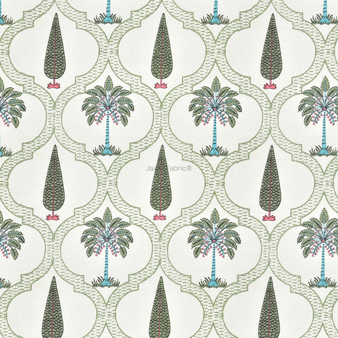 Hand Block Printroots Printed Curtains with Intricate Floral Designs (Pack of 2)