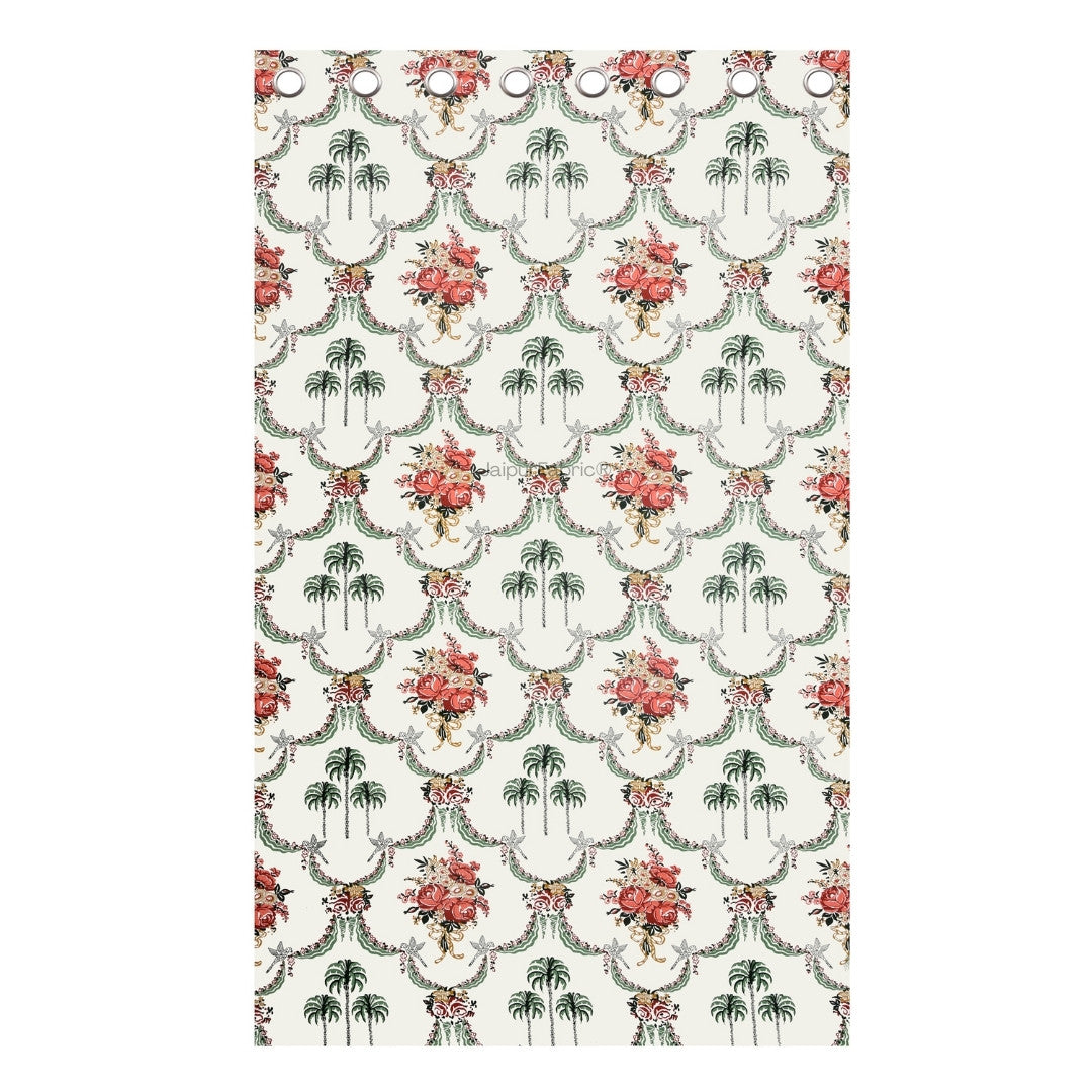 Printroots Classic Hand Block Printed Cotton Curtains India Blocks (Pack of 2)