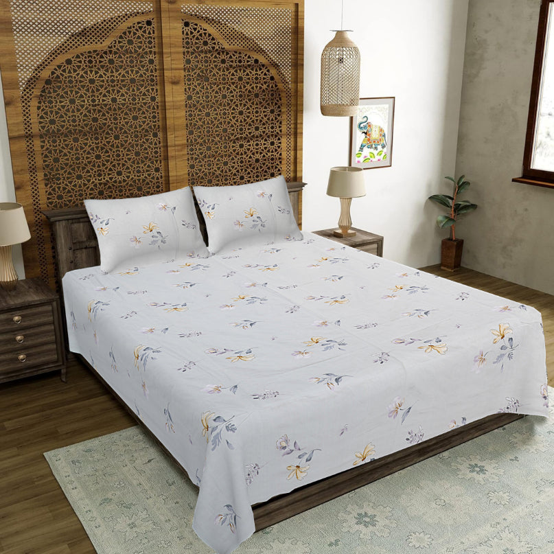 Crisp October Zephyr Double Bedsheet