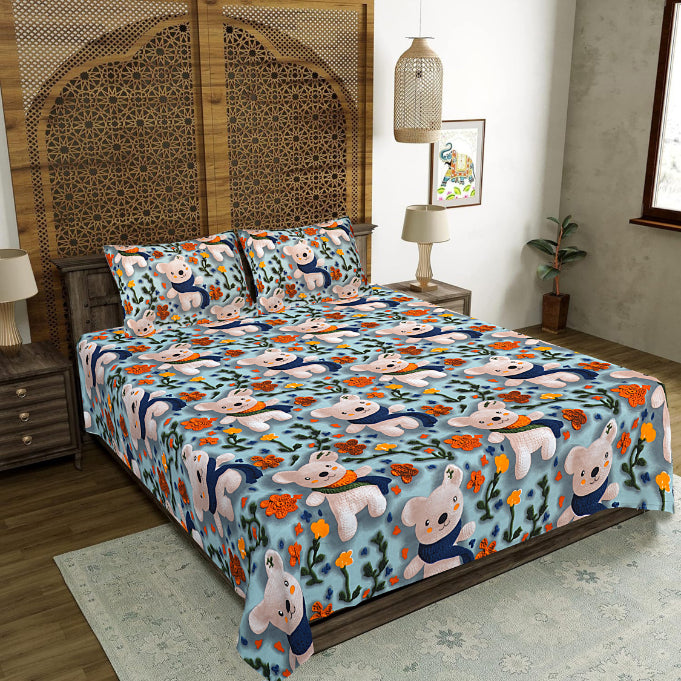 Cuddly Eucalyptus Spirit Double Bedsheet