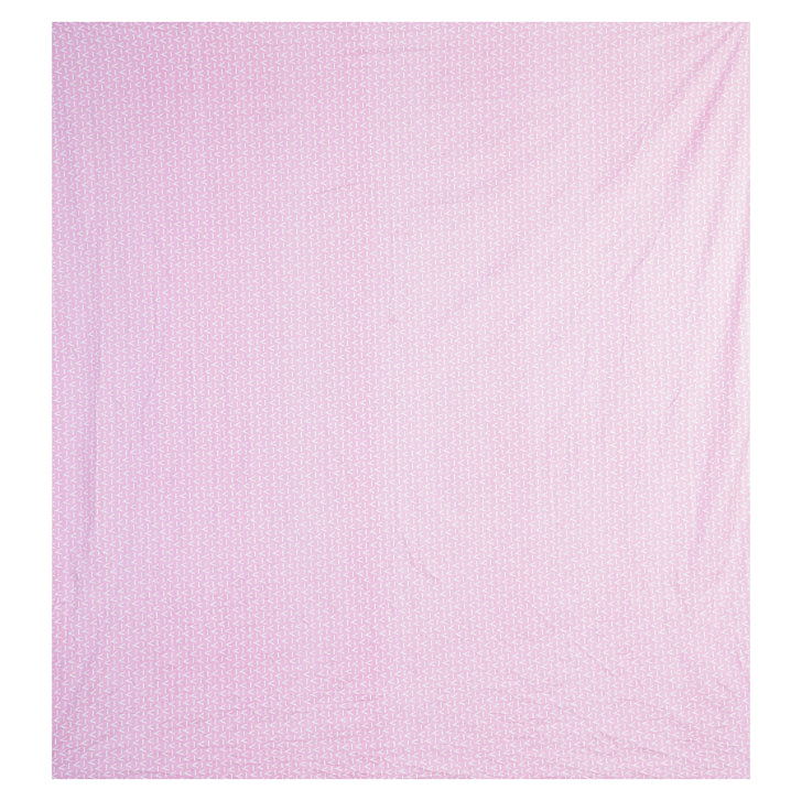 Blush Zigzag Simplicity Double Bedsheet