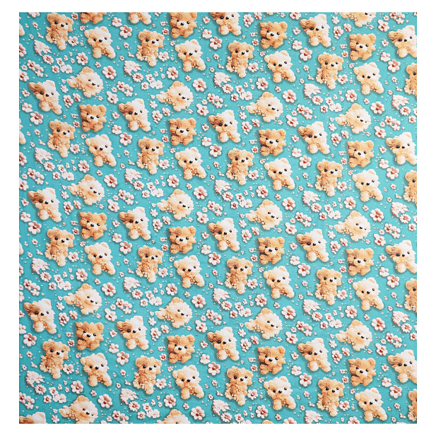 Canine Canine Gardenia Double Bedsheet