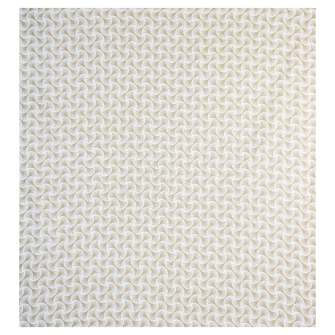 Toffee Nautilus Spiral Double Bedsheet