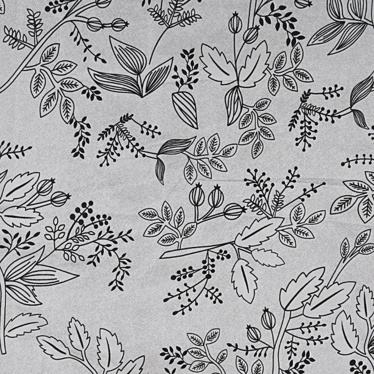 Ink Twilight Flora Double Bedsheet