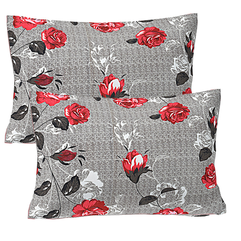 Floral Symphony Outline Double Bedsheet