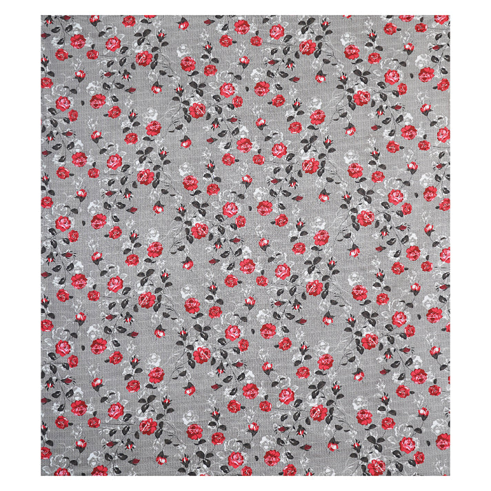 Floral Symphony Outline Double Bedsheet