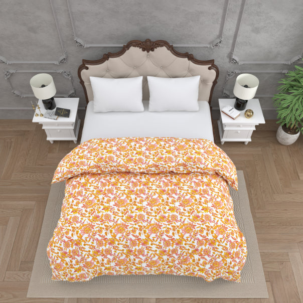 Sunset Bagh Double Bed Reversible Quilt Comforter