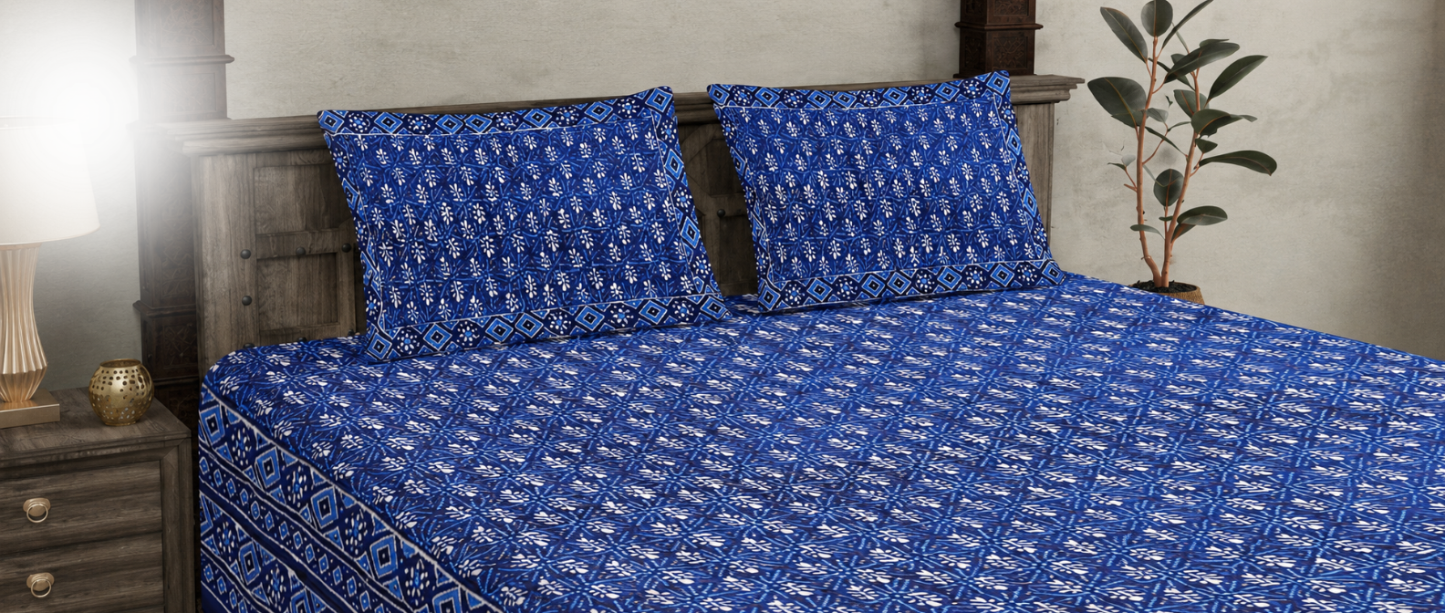 Dabu Print Bedsheets
