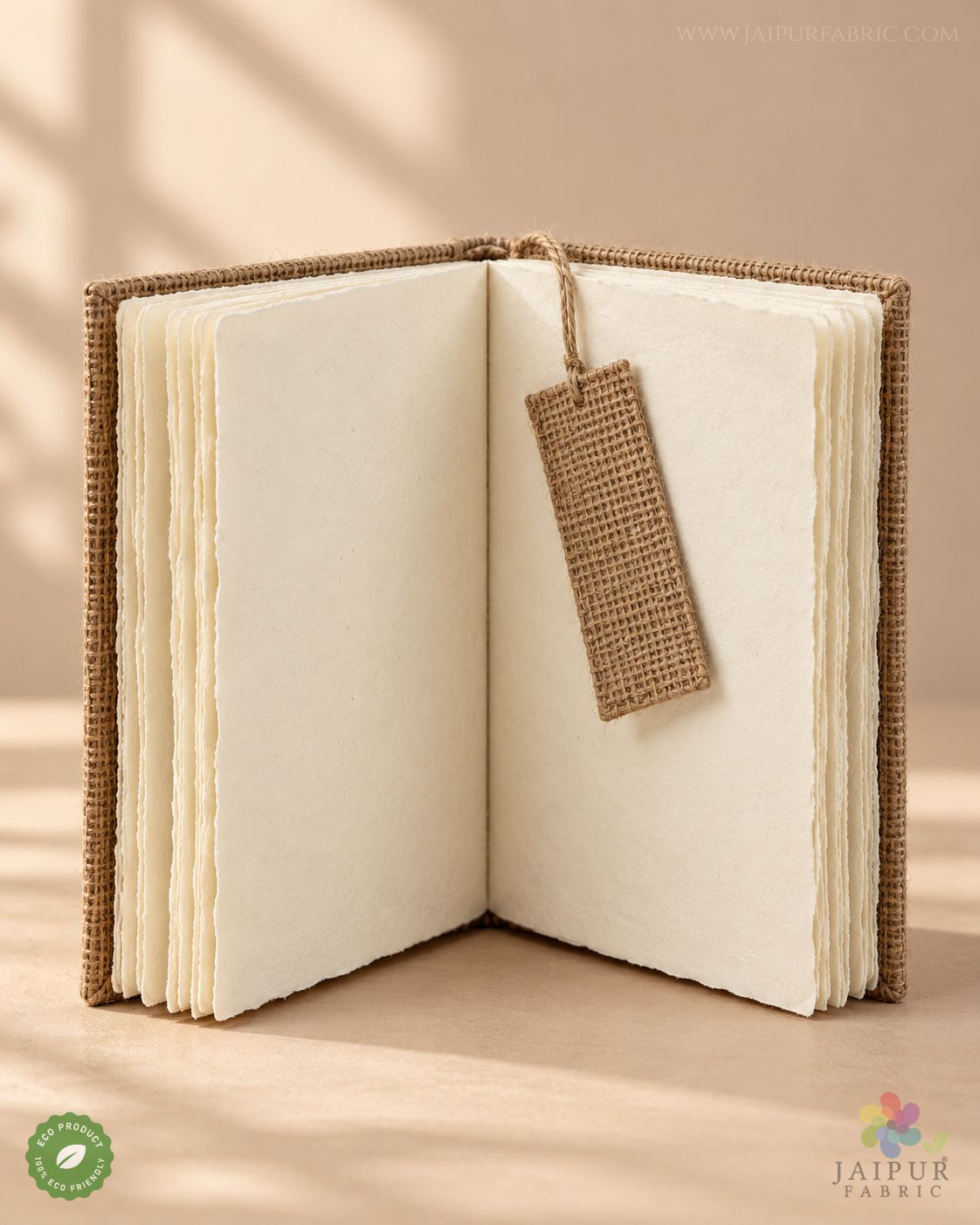 Natural Weave Journal – Handcrafted Upcycled Fabric Diary
