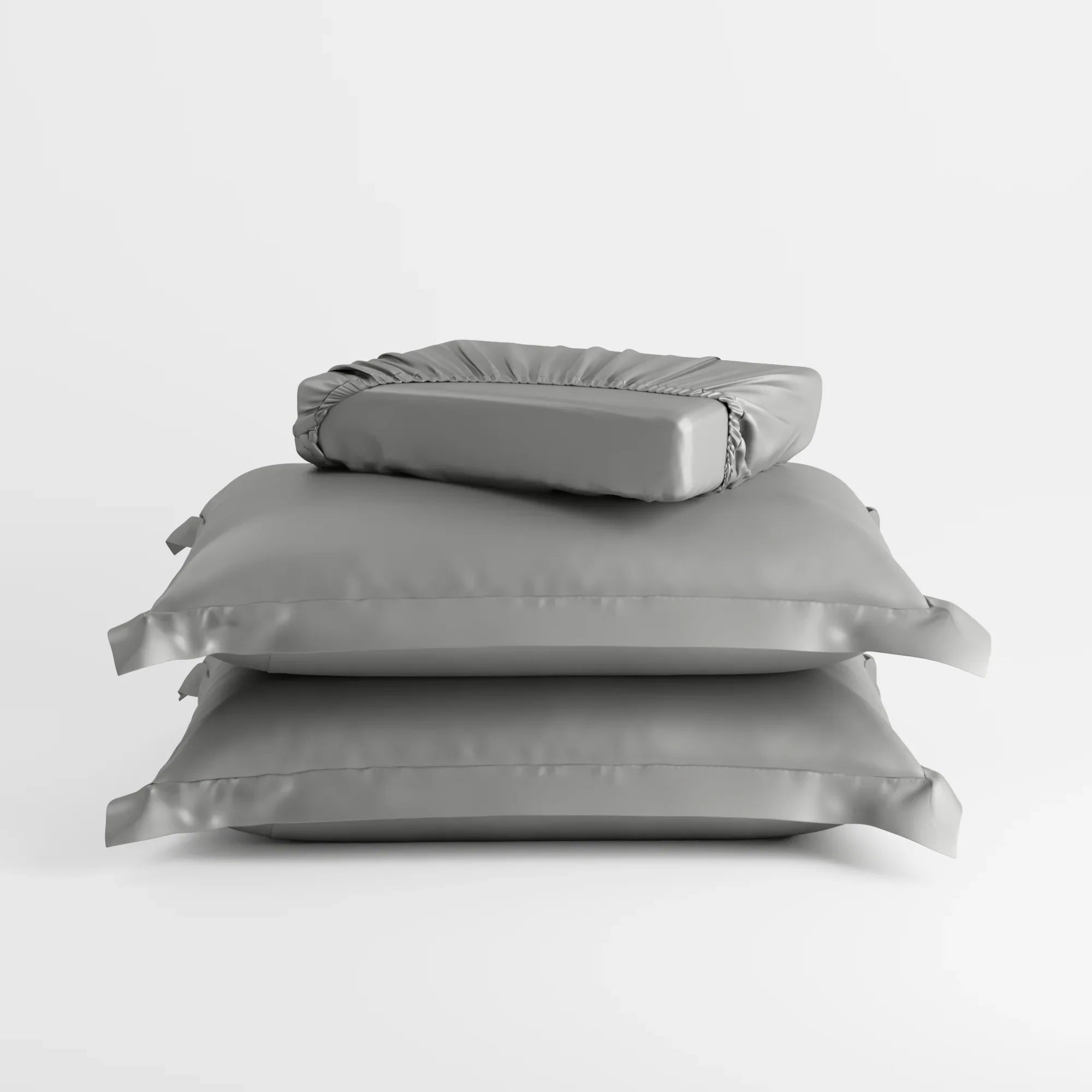 Harbour Mist Grey Fitted Bedsheet Set