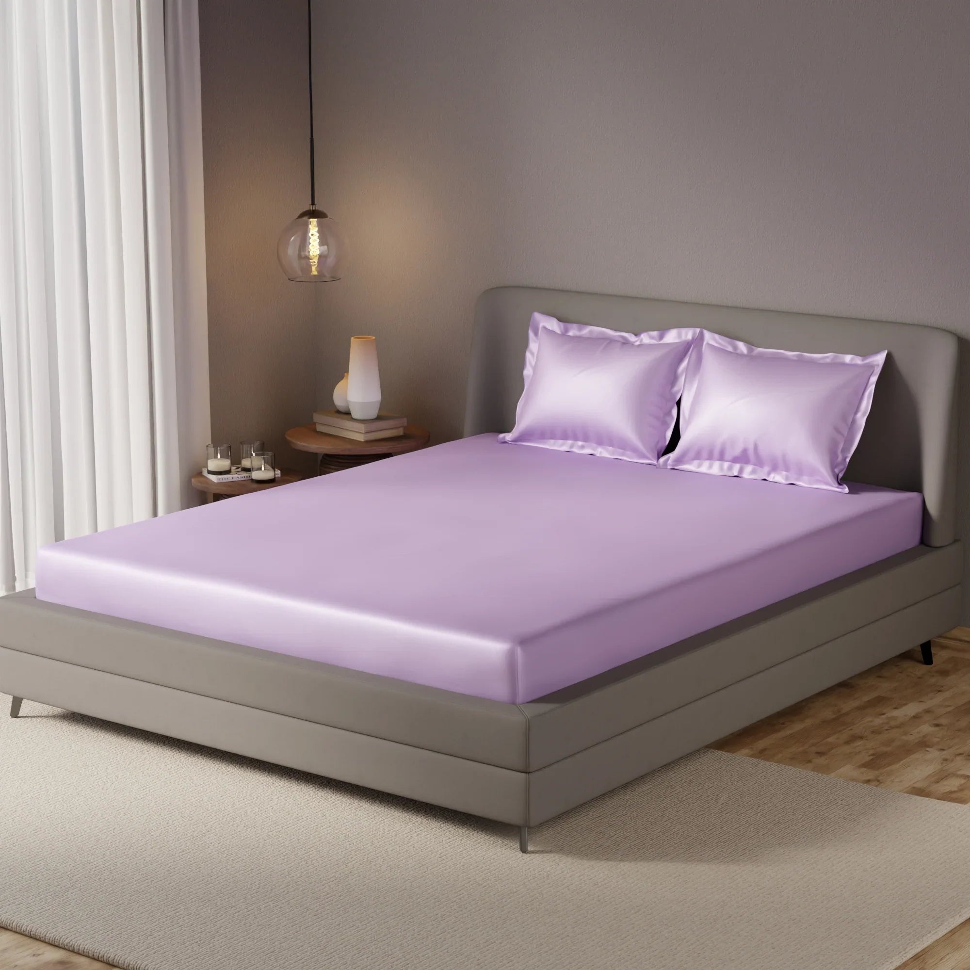 Lilac Affair Fitted Bedsheet Set