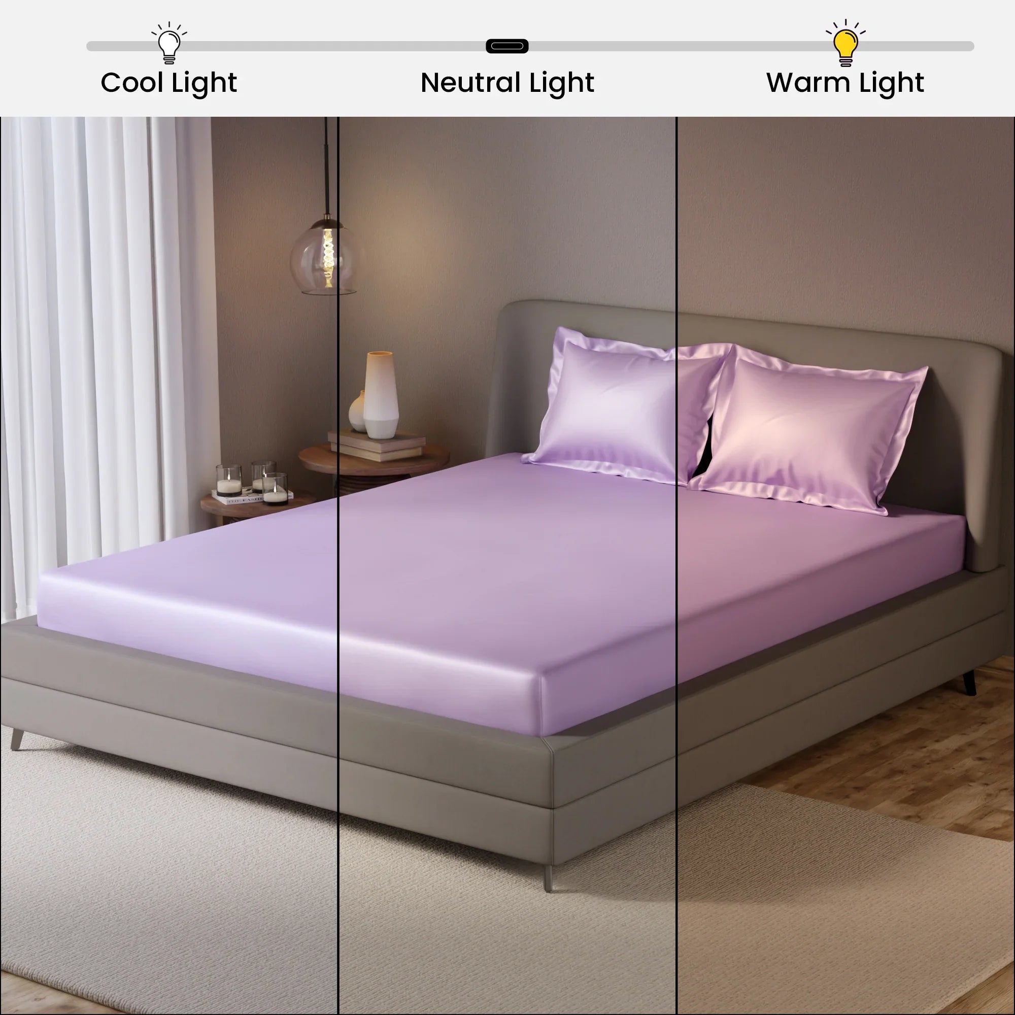 Lilac Affair Fitted Bedsheet Set