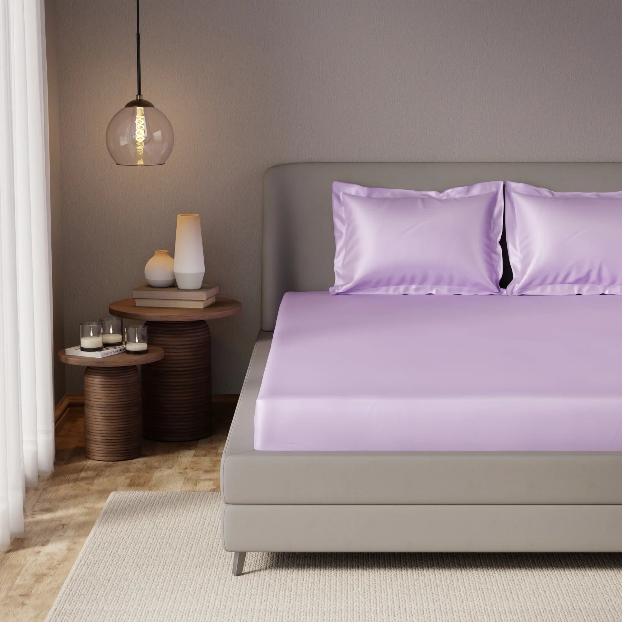 Lilac Affair Fitted Bedsheet Set
