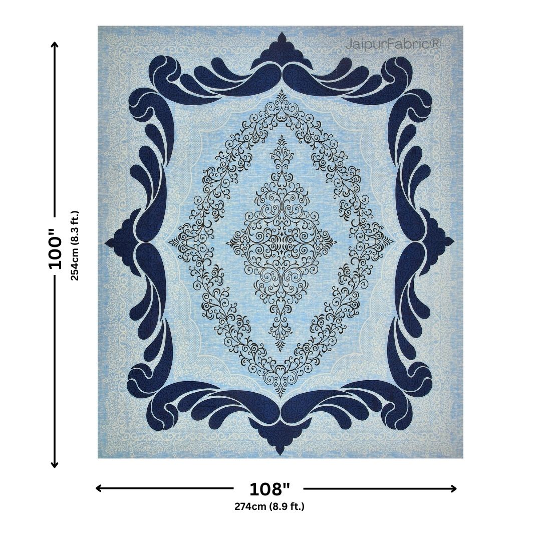 Lakshmi Rath Sapphire Glory Pure Cotton King Size Bedsheet