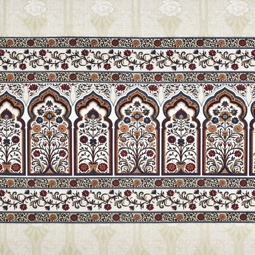 Meher Mahal Pure Cotton Festive King Size Bedsheet