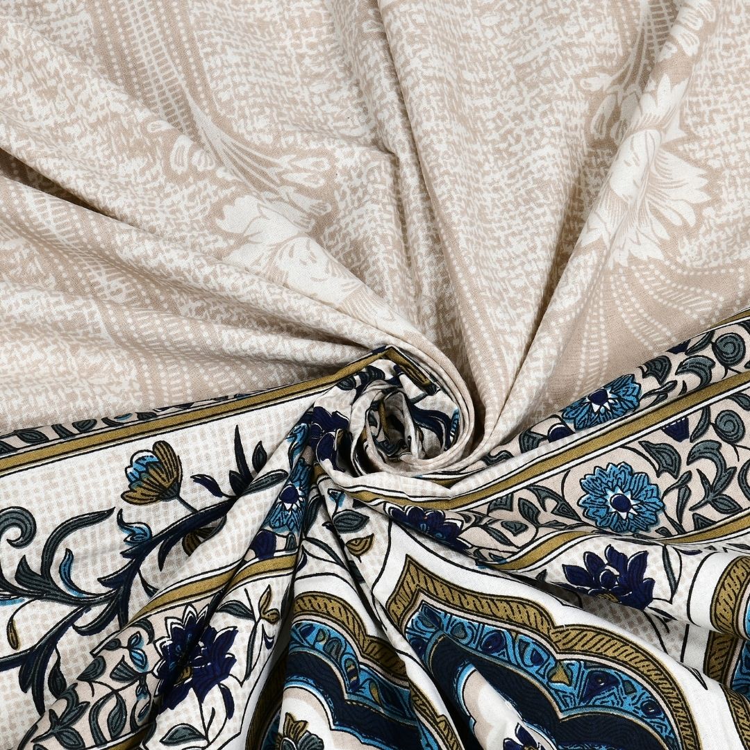 Neel Jharokha Pure Cotton Festive King Size Bedsheet