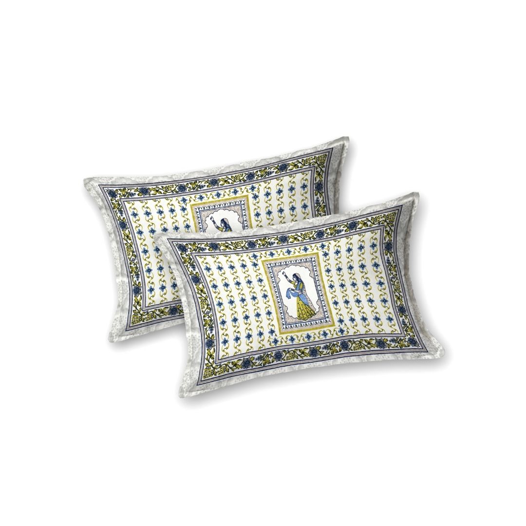 Neel Rajkumari Pure Cotton Festive King Size Bedsheet