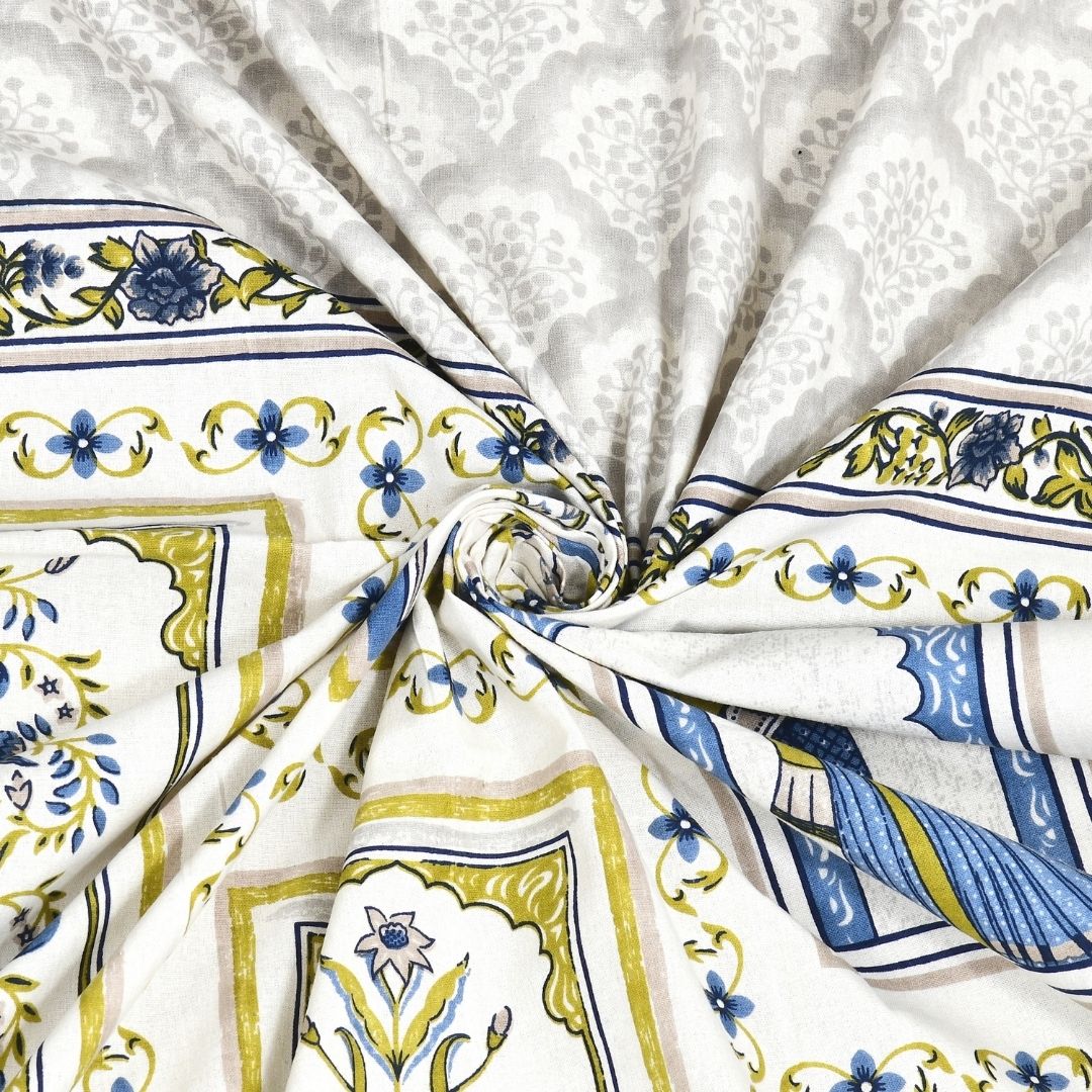 Neel Rajkumari Pure Cotton Festive King Size Bedsheet