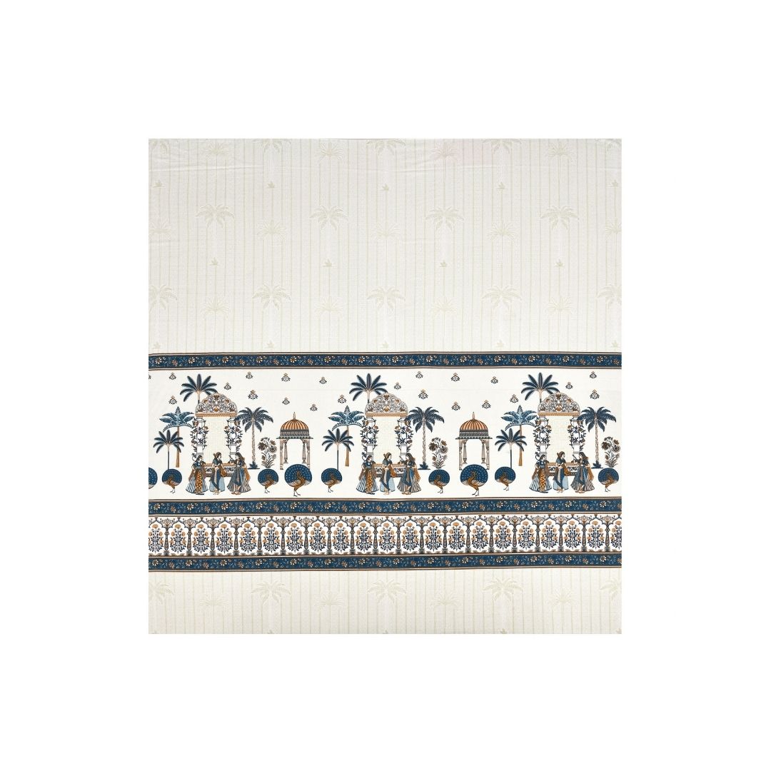 Neel Bagh Utsav Pure Cotton Festive King Size Bedsheet