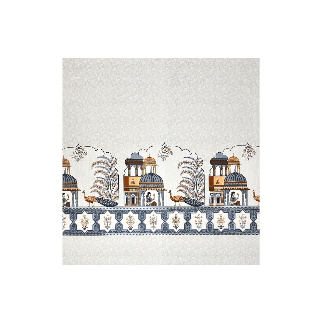 Neel Rajmahal Pure Cotton Festive King Size Bedsheet