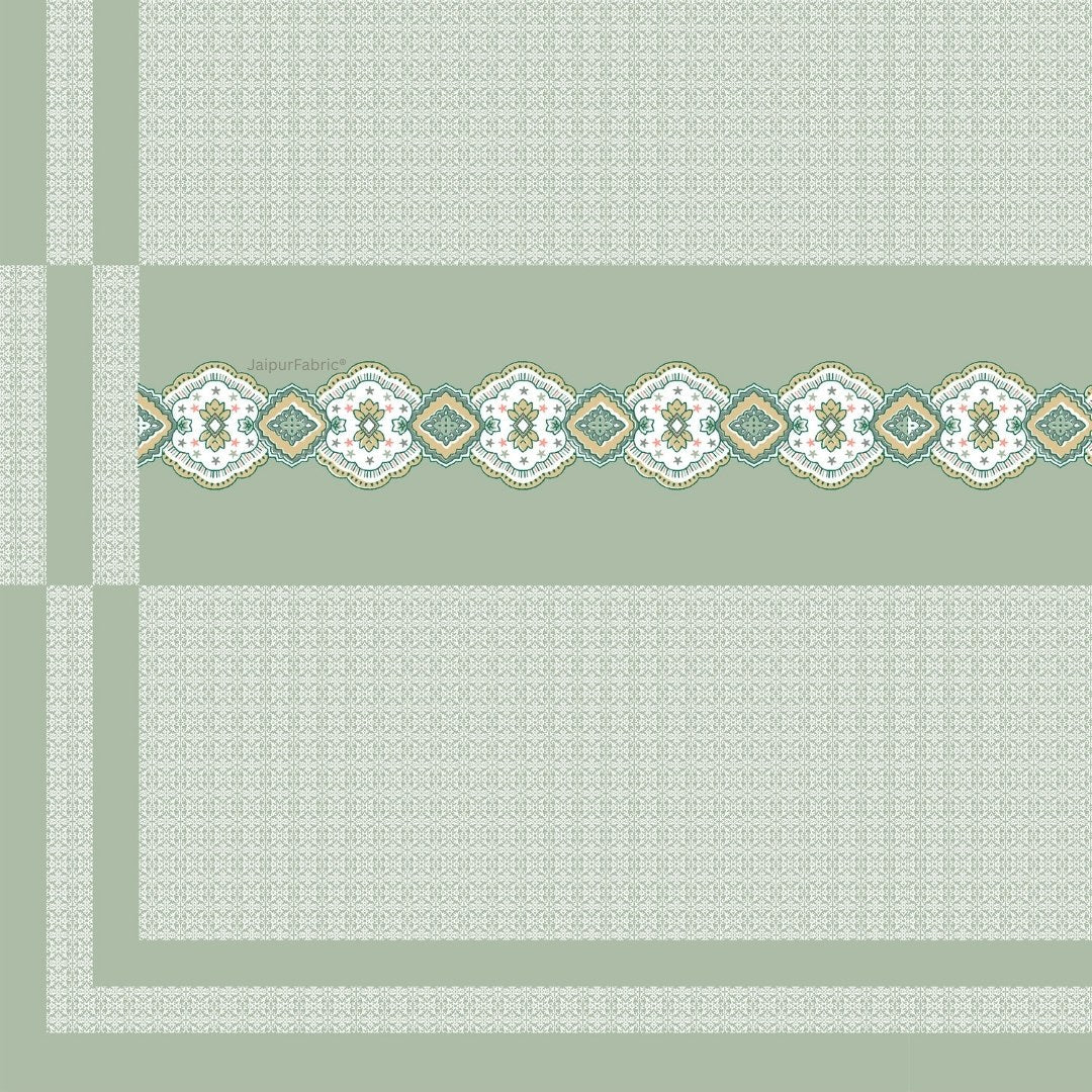 Light Green Oasis Pure Cotton Single BedSheet