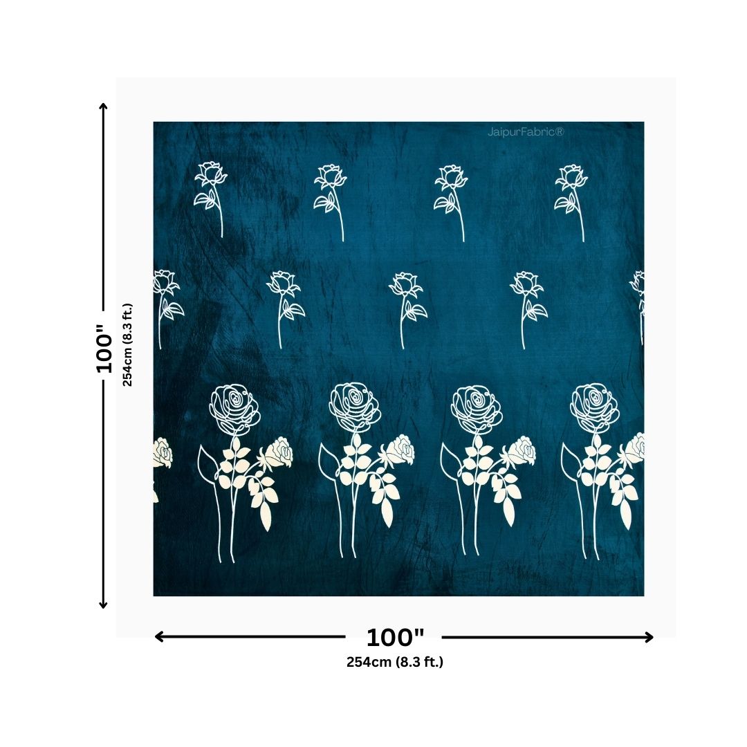 Romantic Rose Charm Super Soft Velvet Double Bedsheet