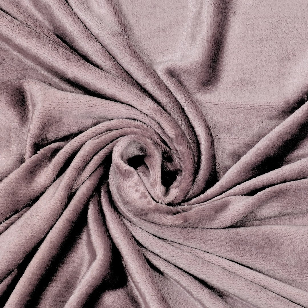 Rustic Rose Super Soft Velvet Double Bedsheet with Matching Pillow Covers