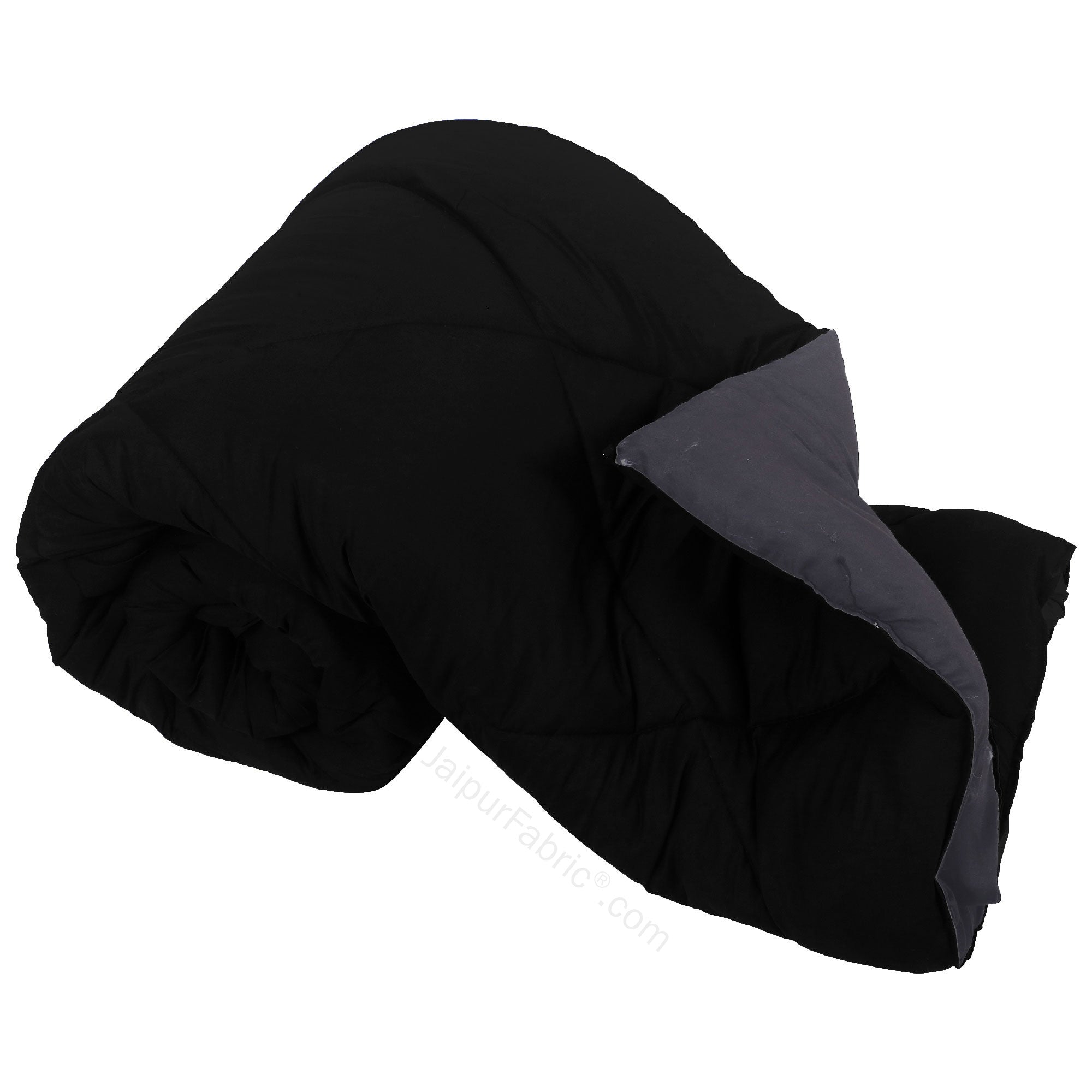 Black Grey Double Bed Comforter