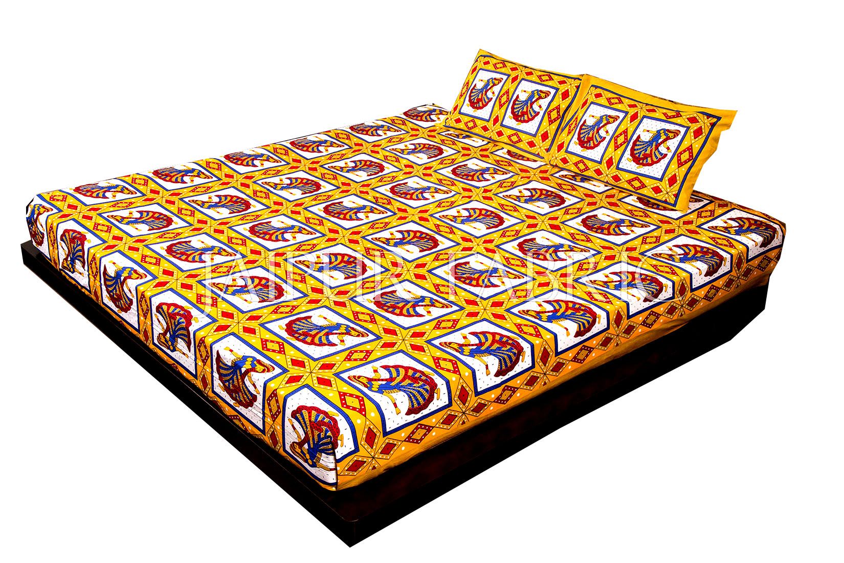 COMBO31 - Set of 3 Double Bedsheets with 6 Pillow Covers