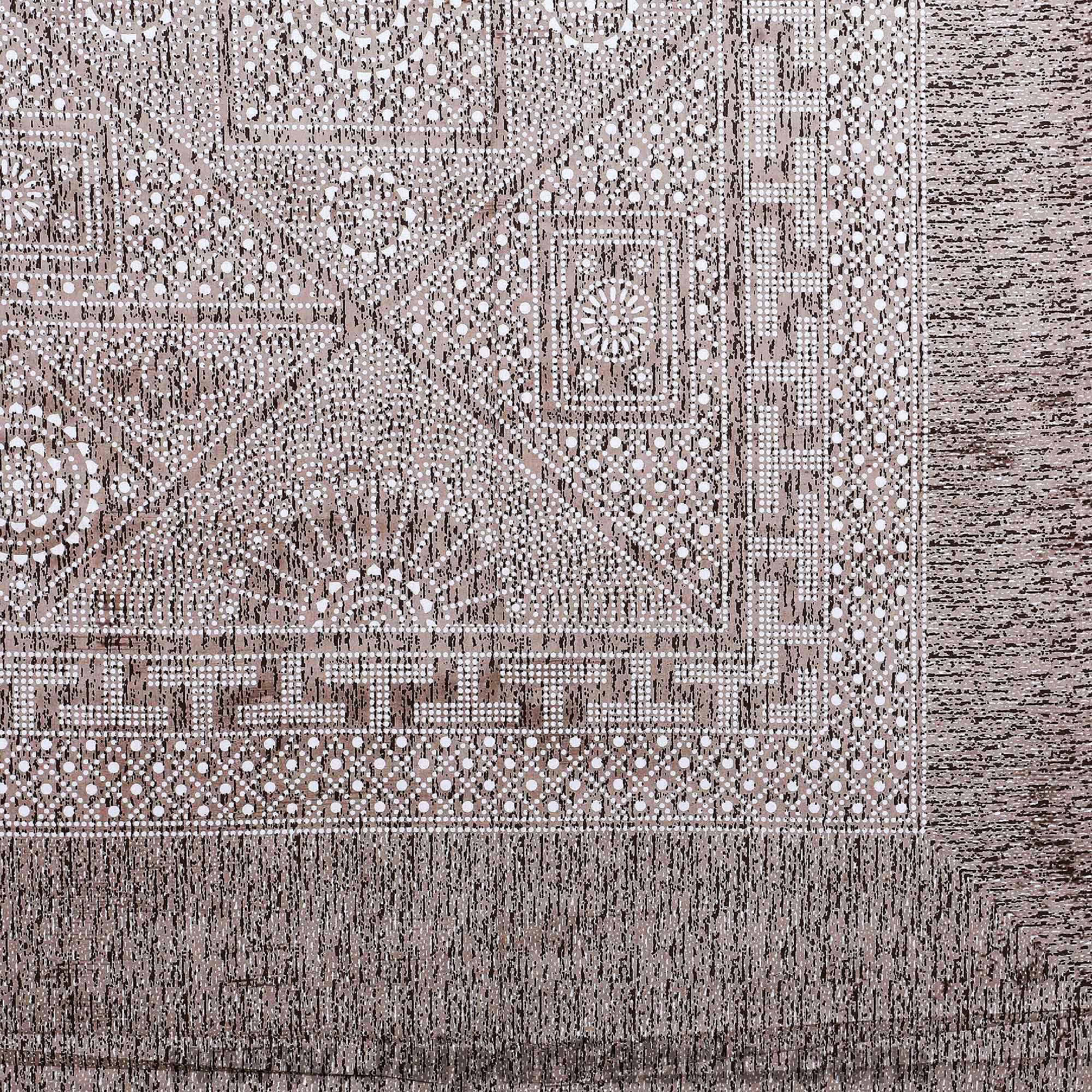 Pearl Array Brown Double Bedsheet