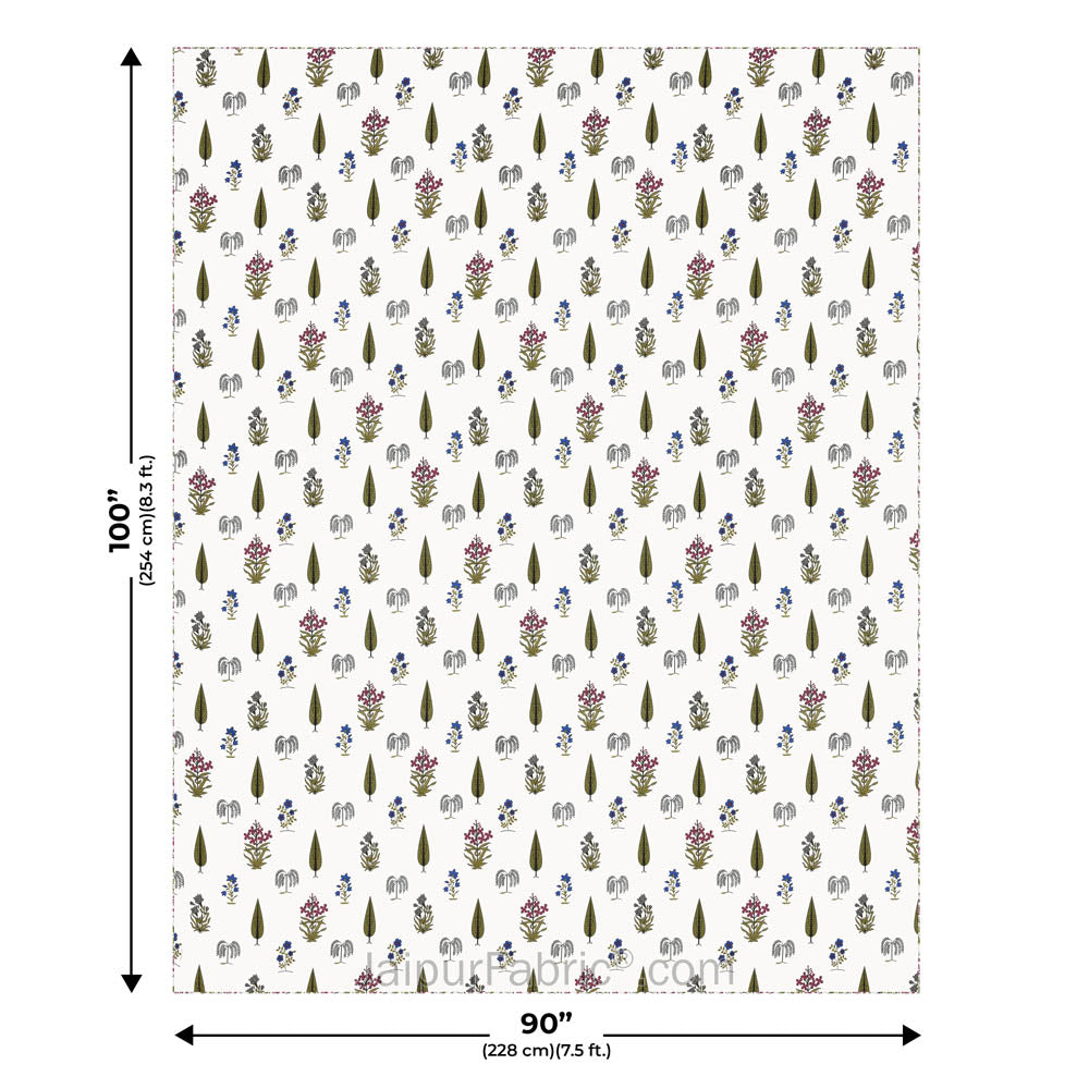 Green Calm Pure Cotton Double Bed Dohar
