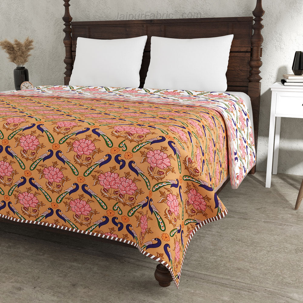 Peacock Design Dohar - Side