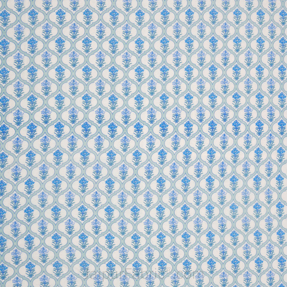 Jaal Darbar Blue Double Bed Dohar Blanket