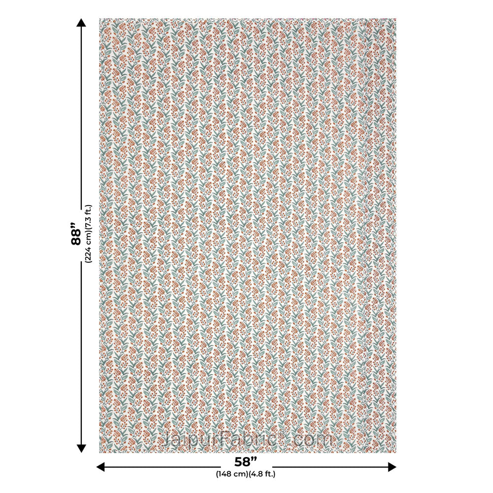 Green Pacific Pure Cotton Single Bed Dohar