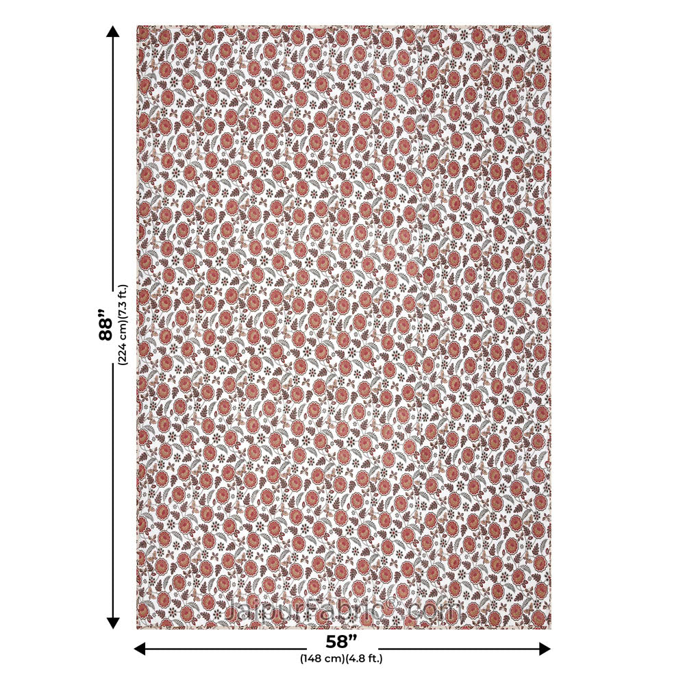 Pink Butterflies Pure Cotton Single Bed Dohar