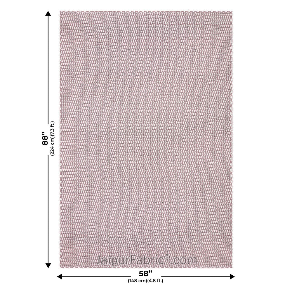 Pink Elephant Pure Cotton Single Bed Dohar