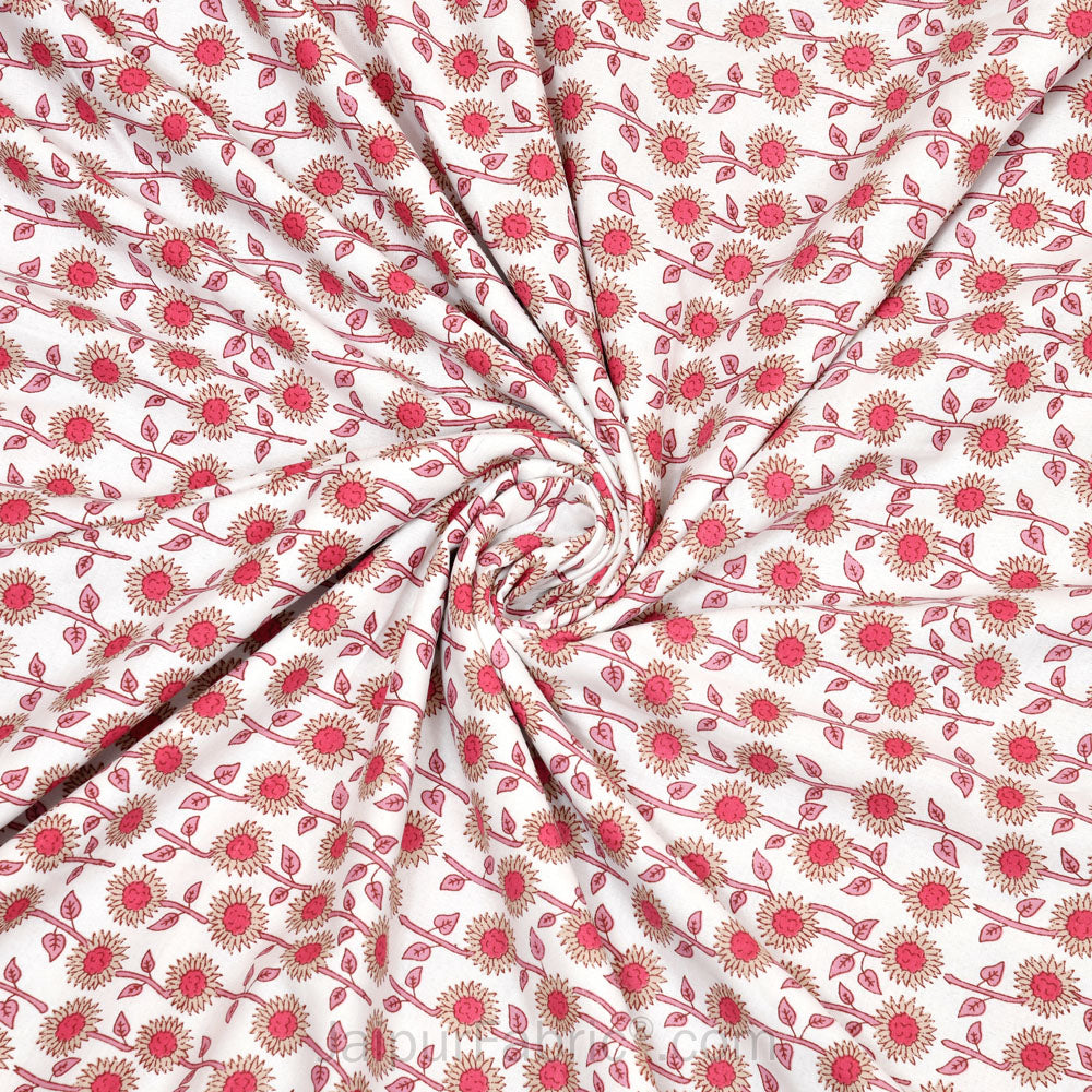 Anokhi Pink Pure Cotton Reversible Single / Double Bed AC Quilt Dohar