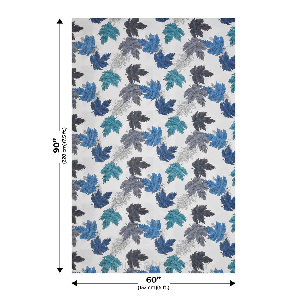 Maple Leaf MultiColor Single Bed Dohar Blanket