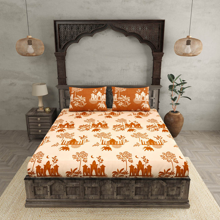 Royal Heritage King Size Cotton Bedsheet – Choose Your Shade of Elegance