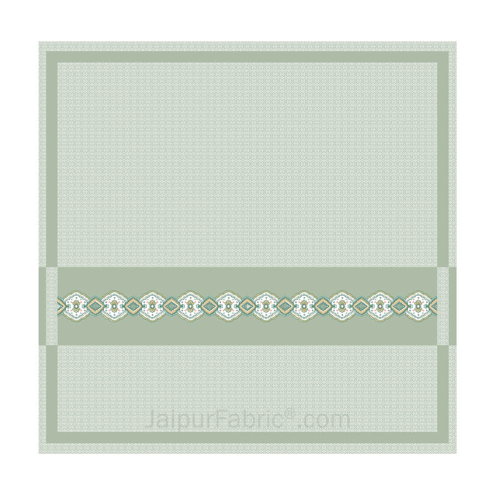 Light Green Oasis Pure Cotton King Size Double BedSheet