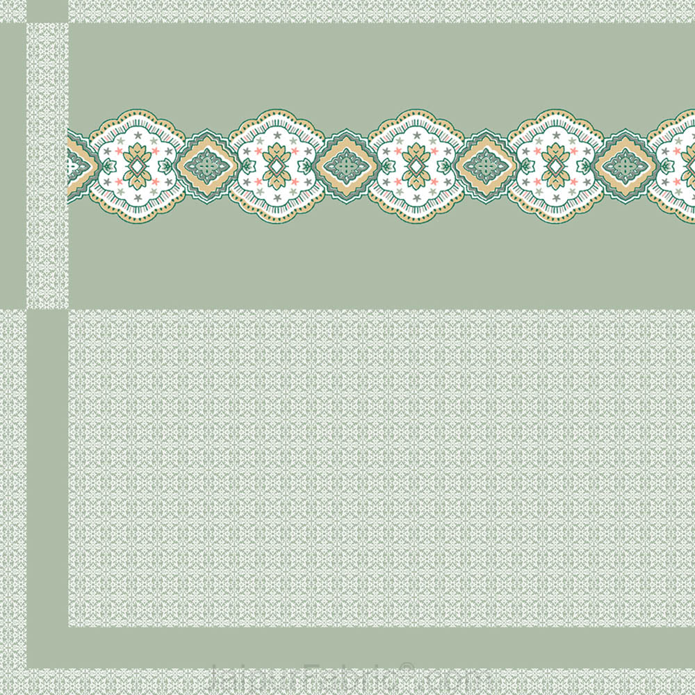 Light Green Oasis Pure Cotton King Size Double BedSheet